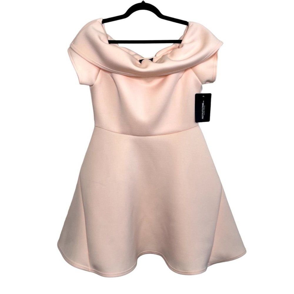 Pretty little things Bardot scuba skater dress size 10 NWT - Picture 3 of 13